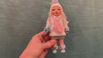 Blonde Winter Toddler Doll