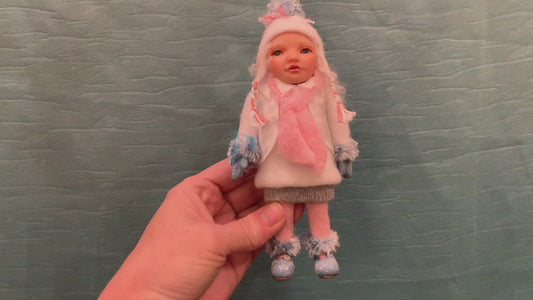 Blonde Winter Toddler Doll