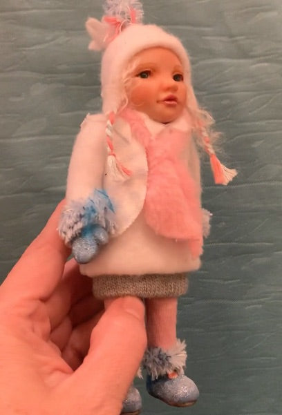 Blonde Winter Toddler Doll